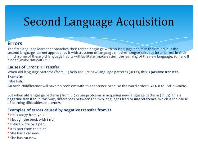 first and second language Second language effects on ambiguity resolution in the first language christie brien and laura sabourin university of ottawa abstract the processing of. first and second language Second language effects on ambiguity resolution in the first language christie brien and laura sabourin university of ottawa abstract the processing of.