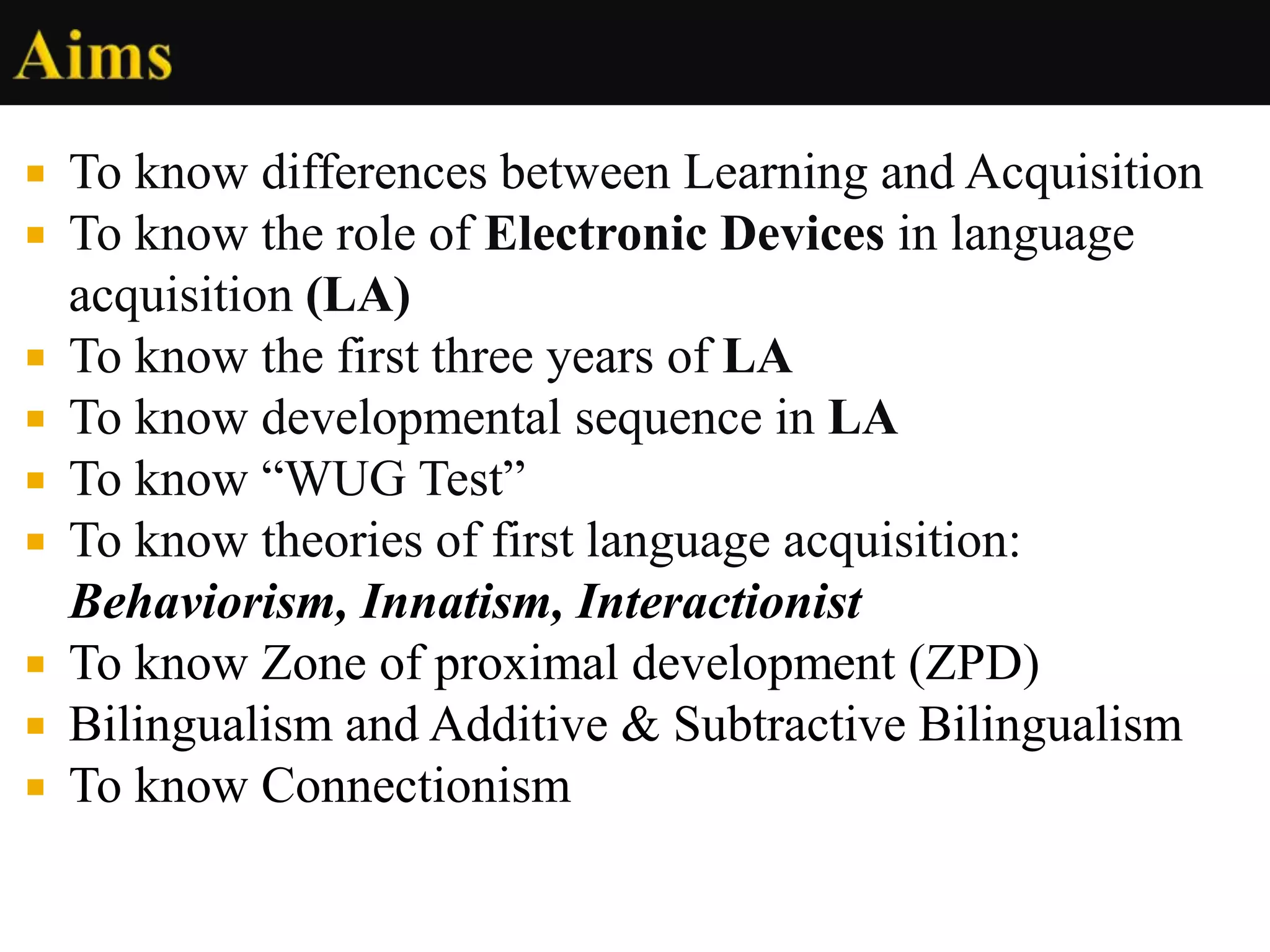 Second language learning theories | PPTX | Parenting Babies and ...