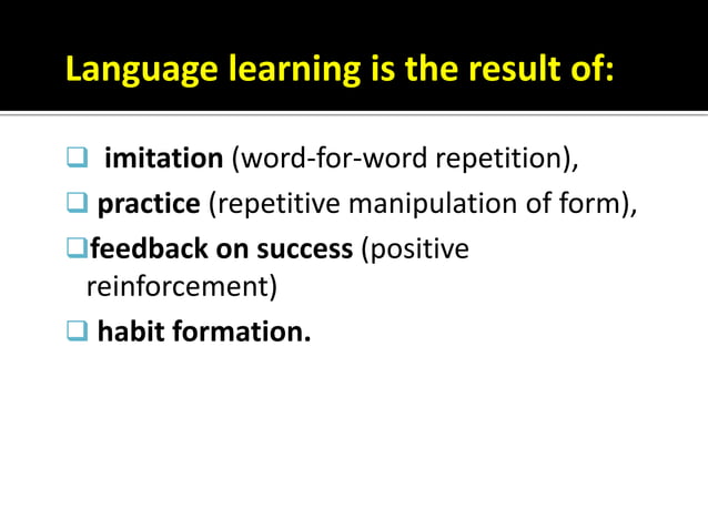 Second language learning theories | PPTX | Parenting Babies and ...