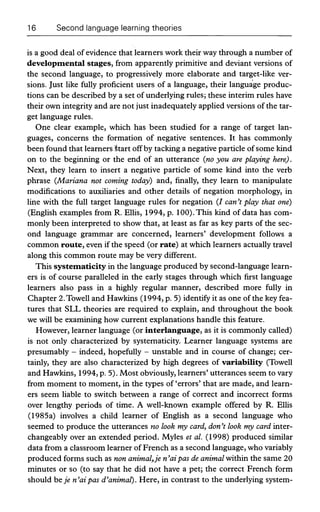 Second Language Learning Theories Second Edition Pdf Educational