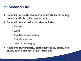Second Life | PPT