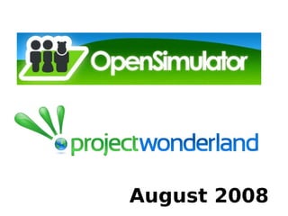 Secondlife Projects April 2009