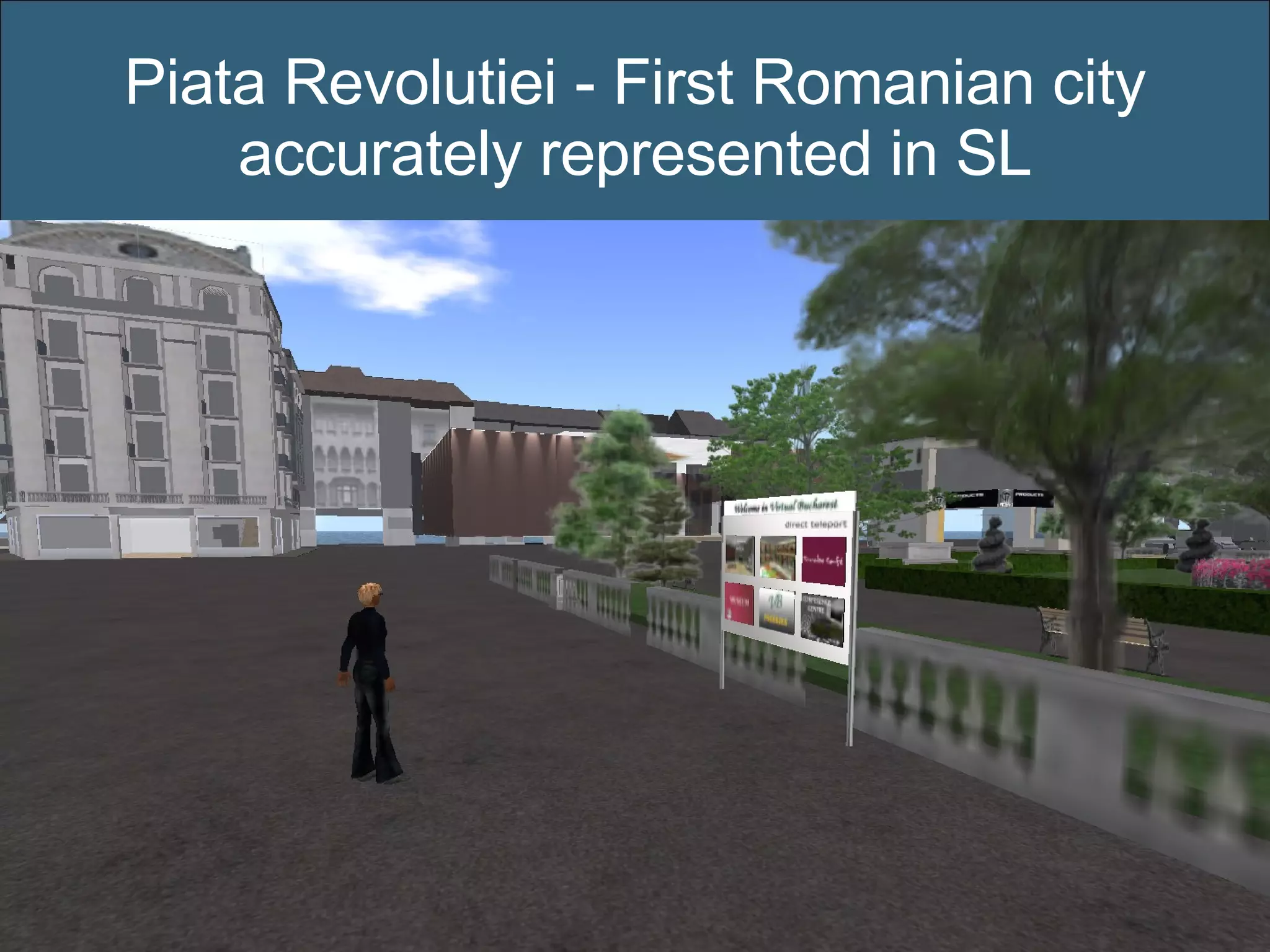 Piata Revolutiei - First Romanian city accurately represented in SL 