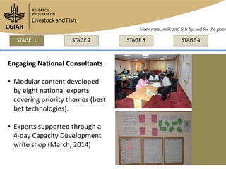 Capacity development in the Uganda smallholder pig value chain development: Testing of (four) Training Modules pertinent to best-bets themes with representatives from  Kamuli and Mukono District