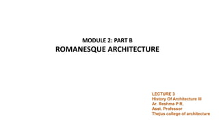 Romanesque Architecture: Italian Romanesque