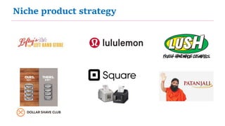 Niche product strategy
 