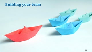61
Building your team
 