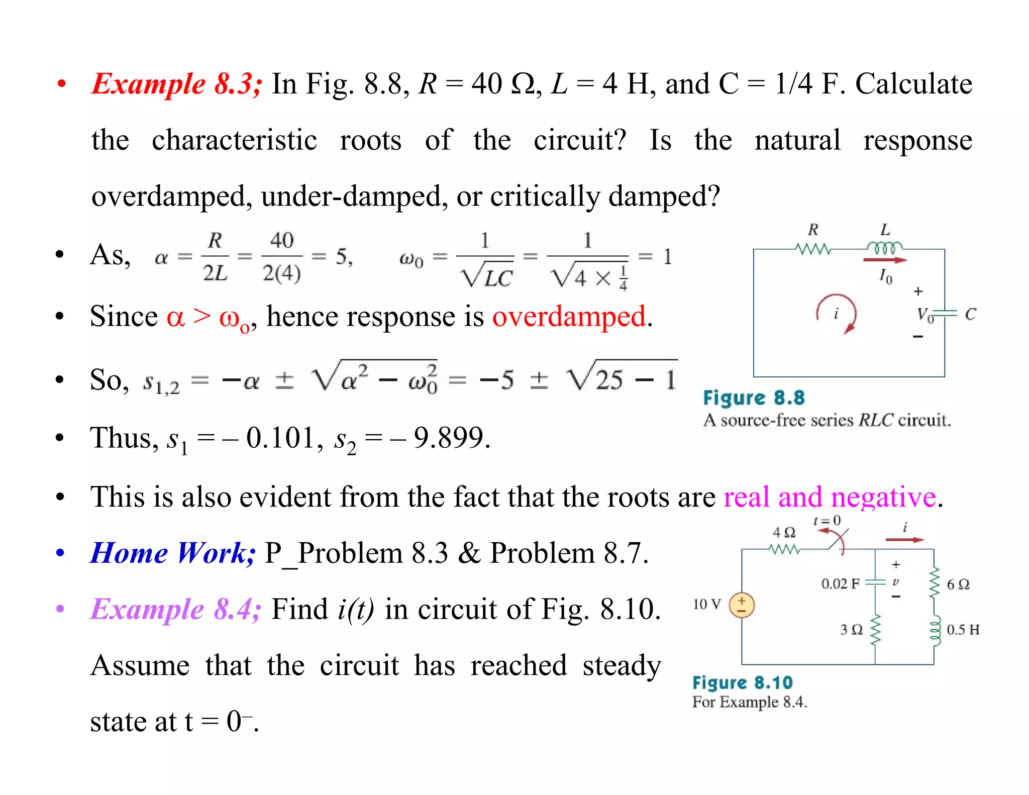 Second order circuits linear circuit analysis | PDF