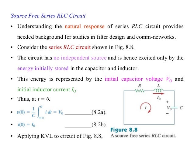 Second Order Circuits Linear Circuit Analysis