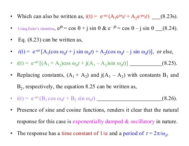 Second Order Circuits Linear Circuit Analysis
