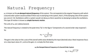Natural Frequency:
 
