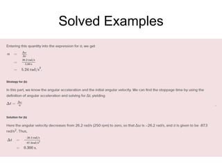 Solved Examples
 