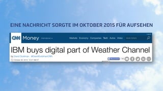 EINE NACHRICHT SORGTE IM OKTOBER 2015 FÜR AUFSEHEN
 