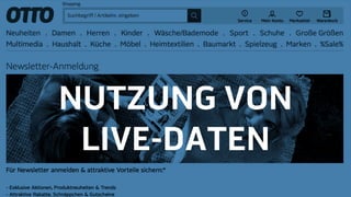 NUTZUNG VON
LIVE-DATEN
 