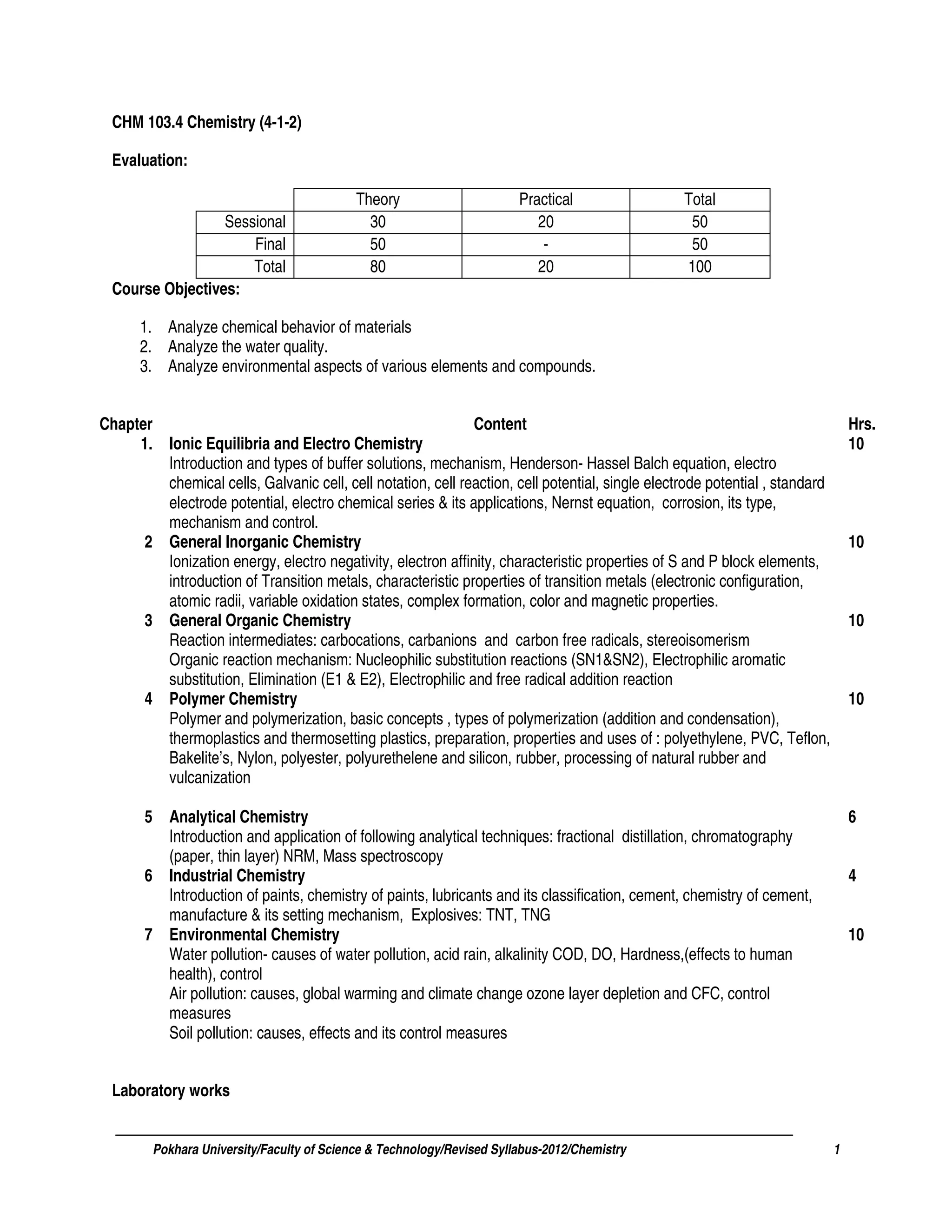 Second semester (pokhara university) | PDF
