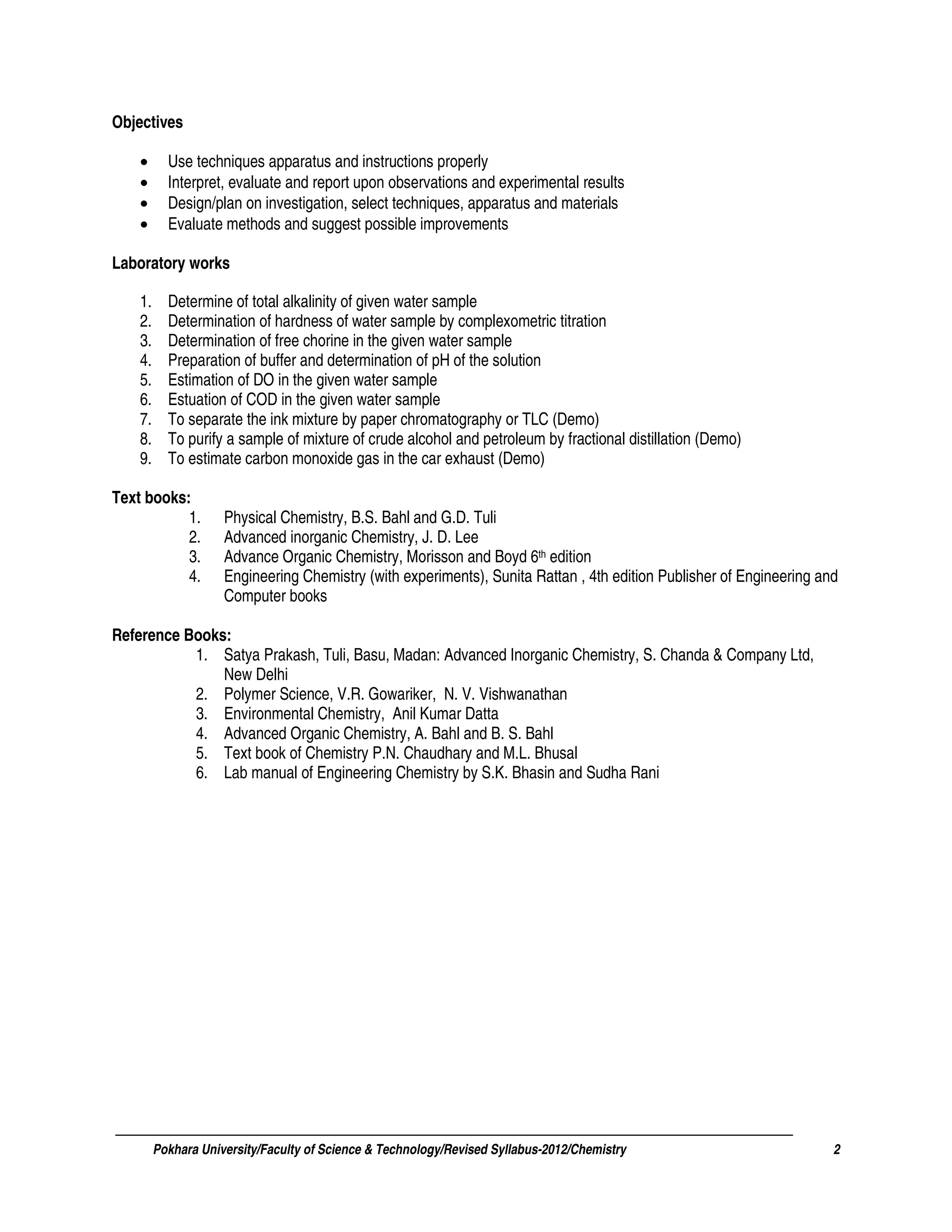 Second semester (pokhara university) | PDF