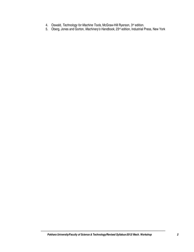 Second semester (pokhara university) | PDF