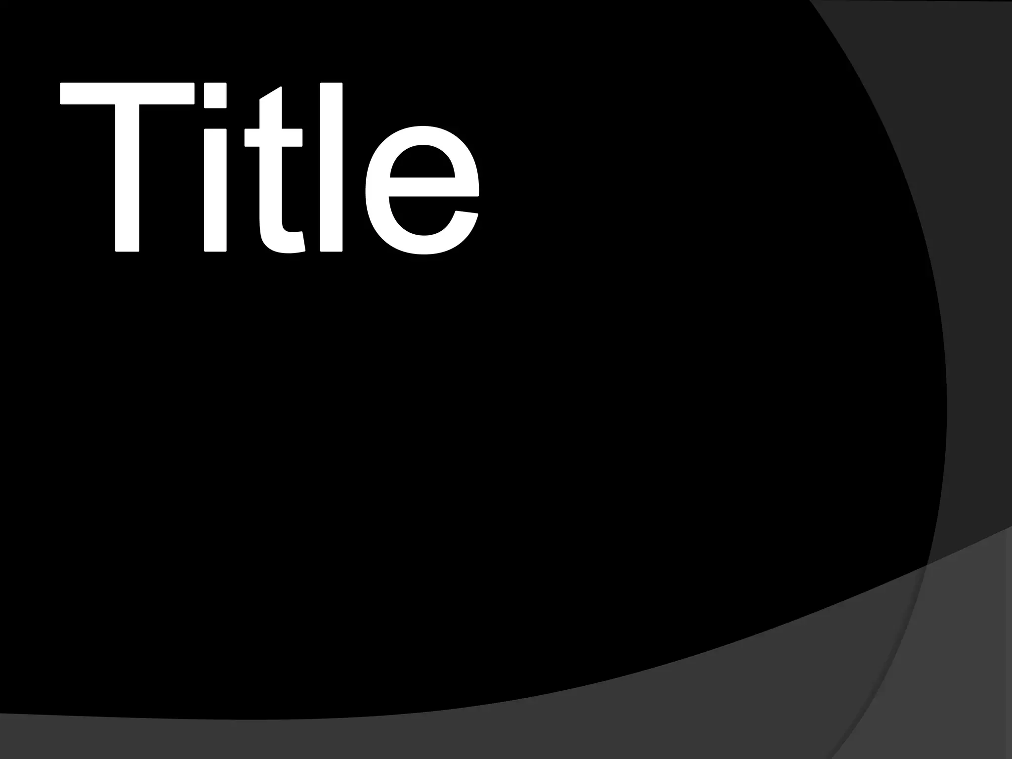 Storyboard (including credits etc)