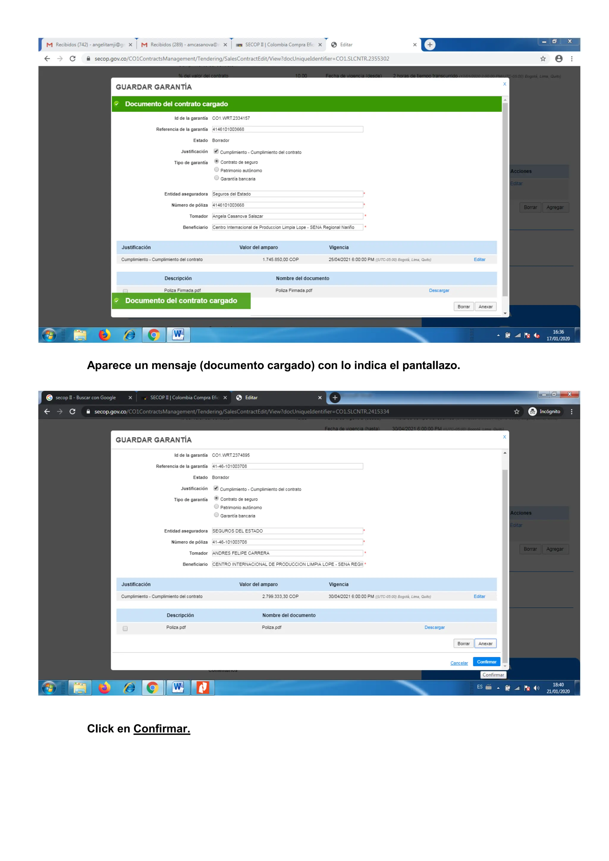 Secop II Paso a Paso para el proveedor y cargue de poliza.pdf