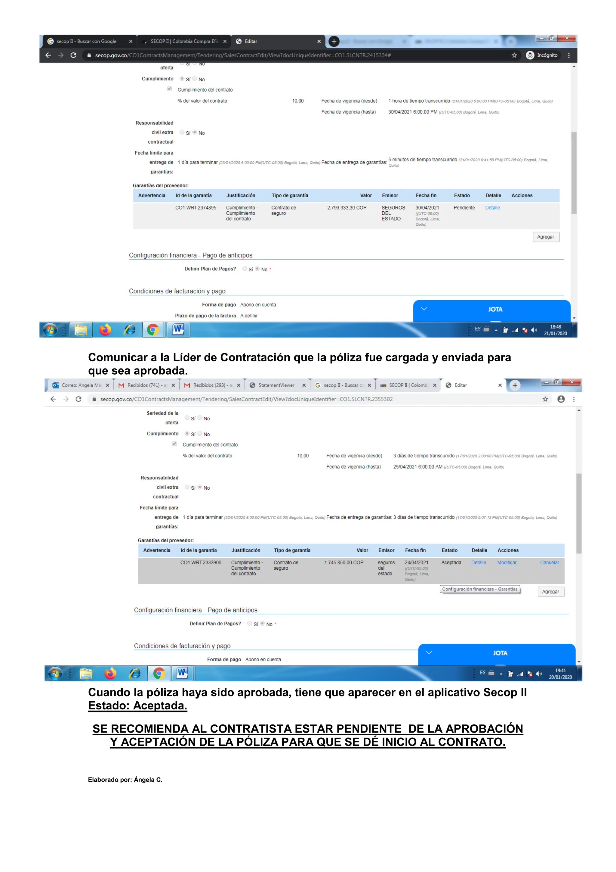 Secop II Paso a Paso para el proveedor y cargue de poliza.pdf