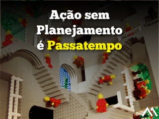 Ação sem
Planejamento
é Passatempo
 