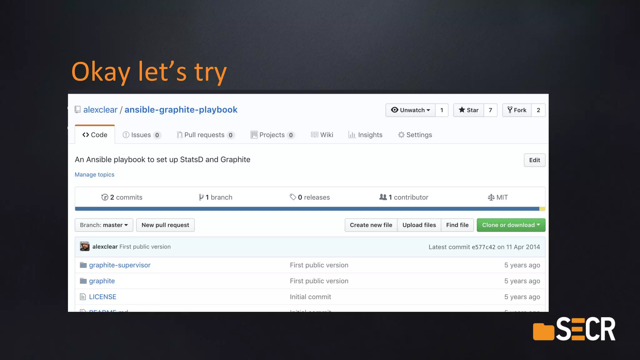 Okay let’s try
● I need to configure a cluster of something
● Raise your hands if you like it!
 