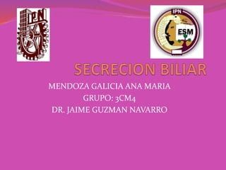 MENDOZA GALICIA ANA MARIA
GRUPO: 3CM4
DR. JAIME GUZMAN NAVARRO
 