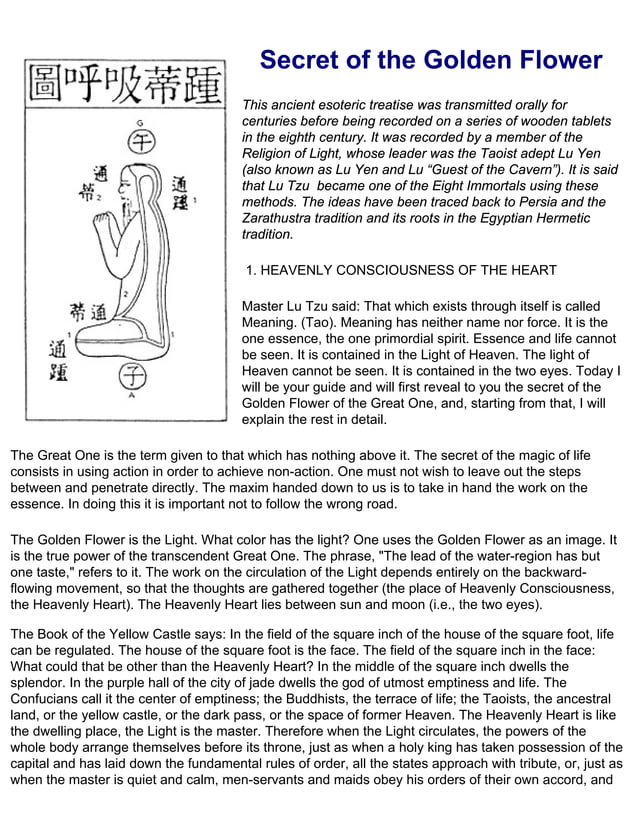 Secret ofthegoldenflower PDF