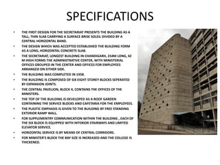 Secretariat building, chandigarh | PPT