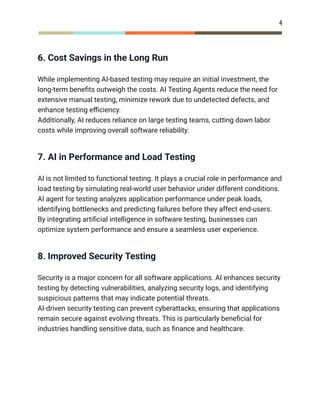 AI Testing Agents: Transforming QA Efficiency Like Never Before | PDF