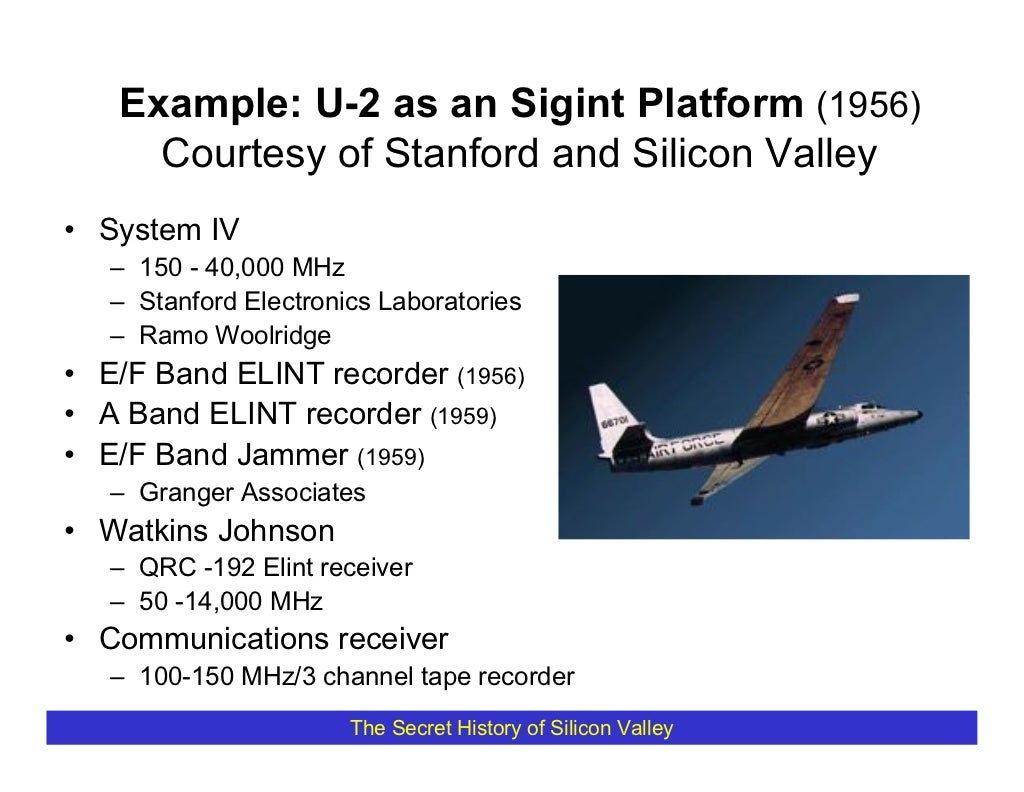 Example U2 as an Sigint