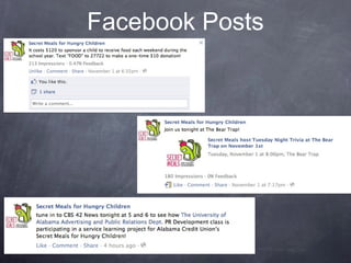 Facebook Posts
 