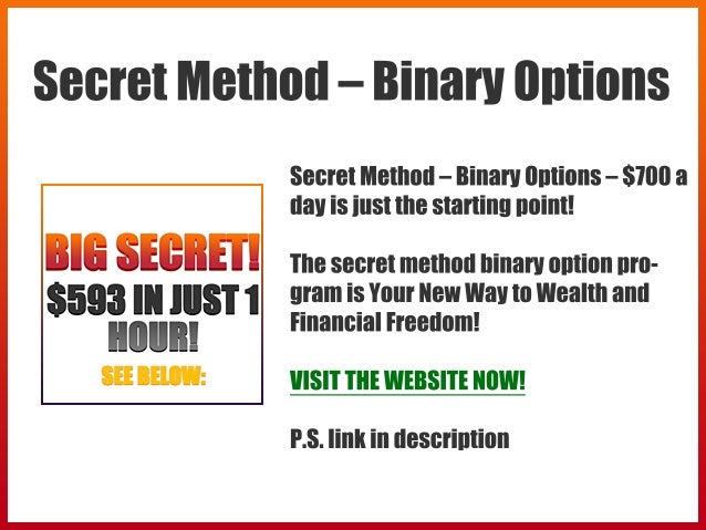 binary option secret pdf