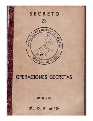 DINA | Secreto 28, Operaciones Secretas mn.p (pl. d. 01 al 13) 