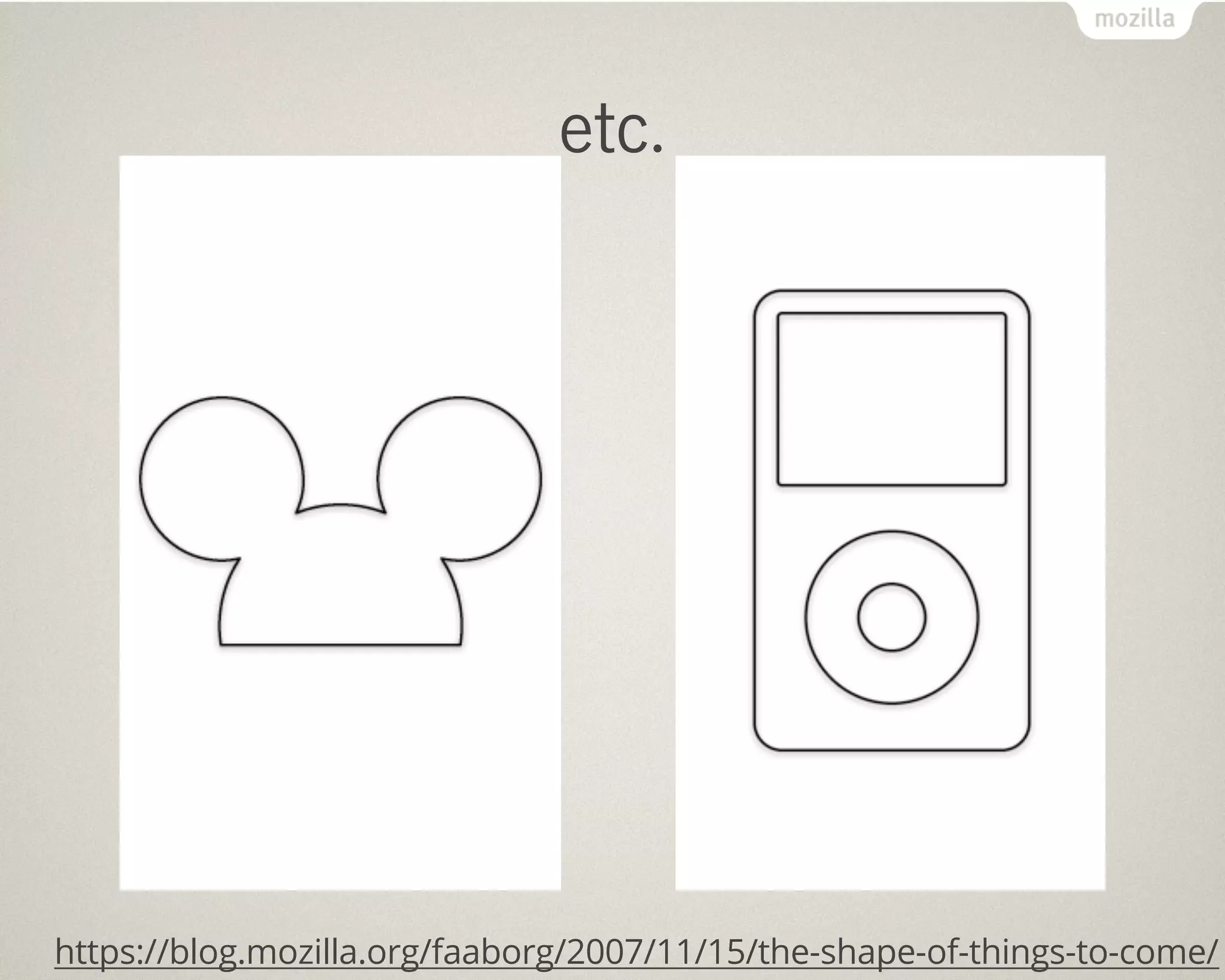 etc.




https://blog.mozilla.org/faaborg/2007/11/15/the-shape-of-things-to-come/
 