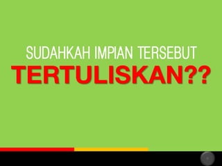 SUDAHKAH IMPIAN TERSEBUT

10

 