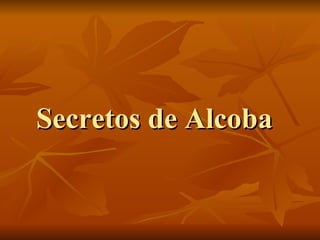 Secretos de Alcoba 