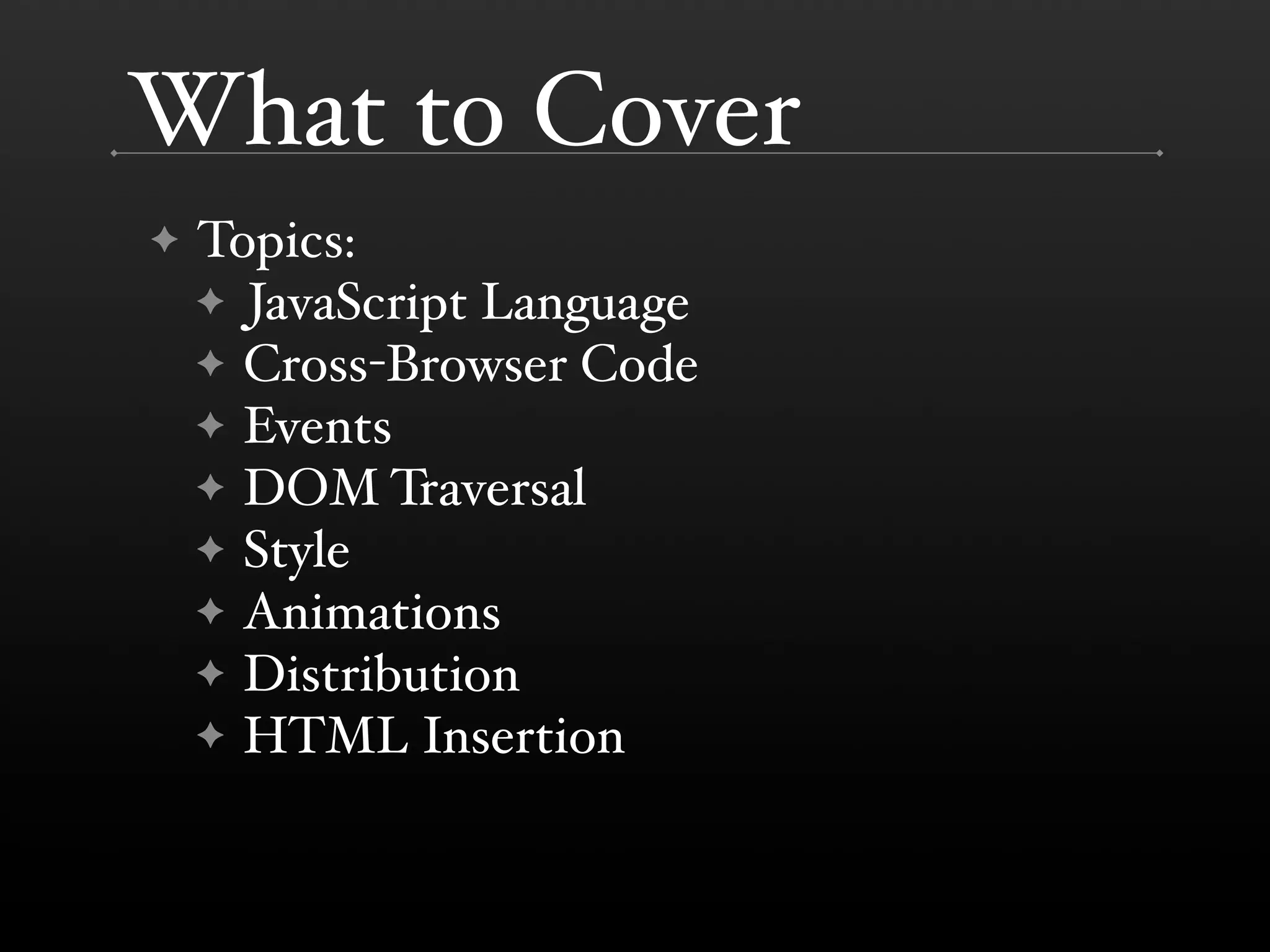 Secrets of JavaScript Libraries