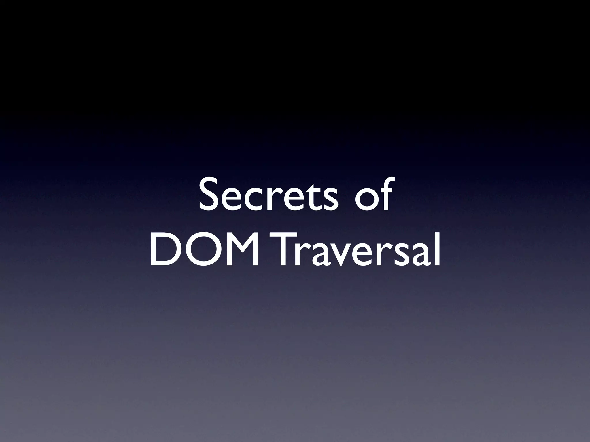 Secrets of JavaScript Libraries