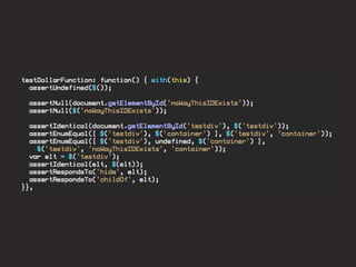 Secrets of JavaScript Libraries