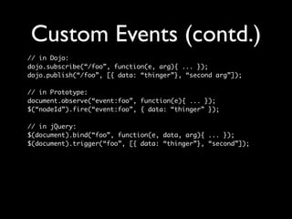Secrets of JavaScript Libraries