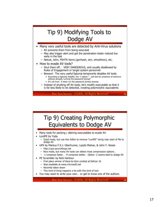 Secrets of Top Pentesters