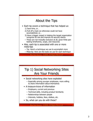 Secrets of Top Pentesters