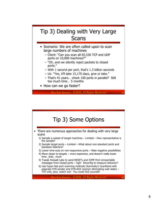 Secrets of Top Pentesters