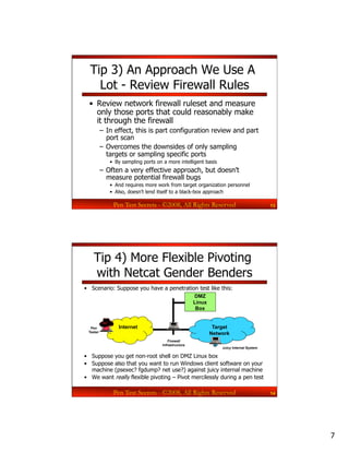 Secrets of Top Pentesters