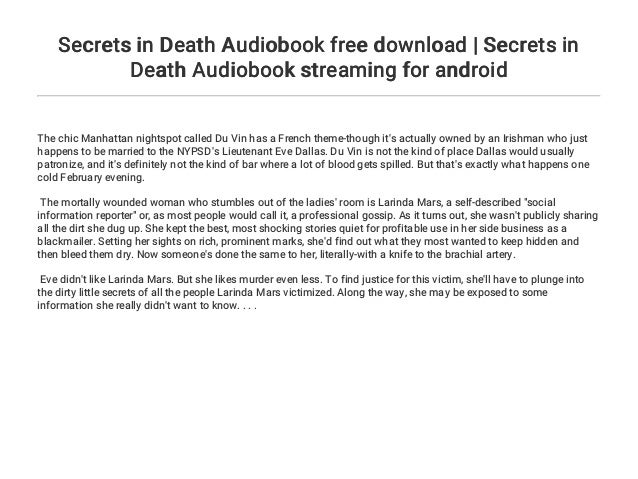 secrets in death free download