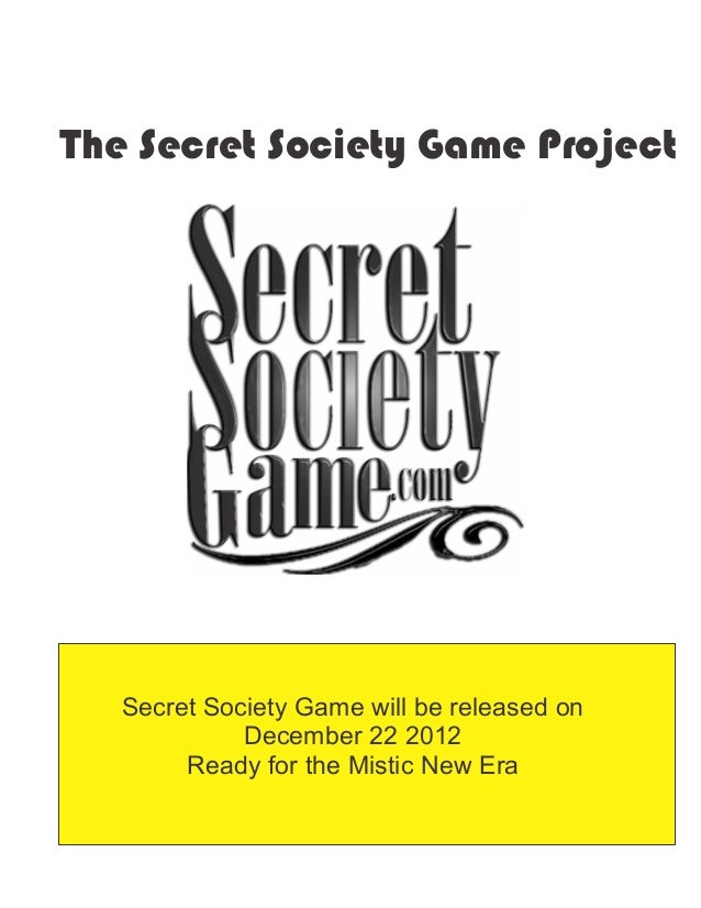 the secret society game the secret society game