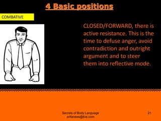 Secrets of Body Language | PDF