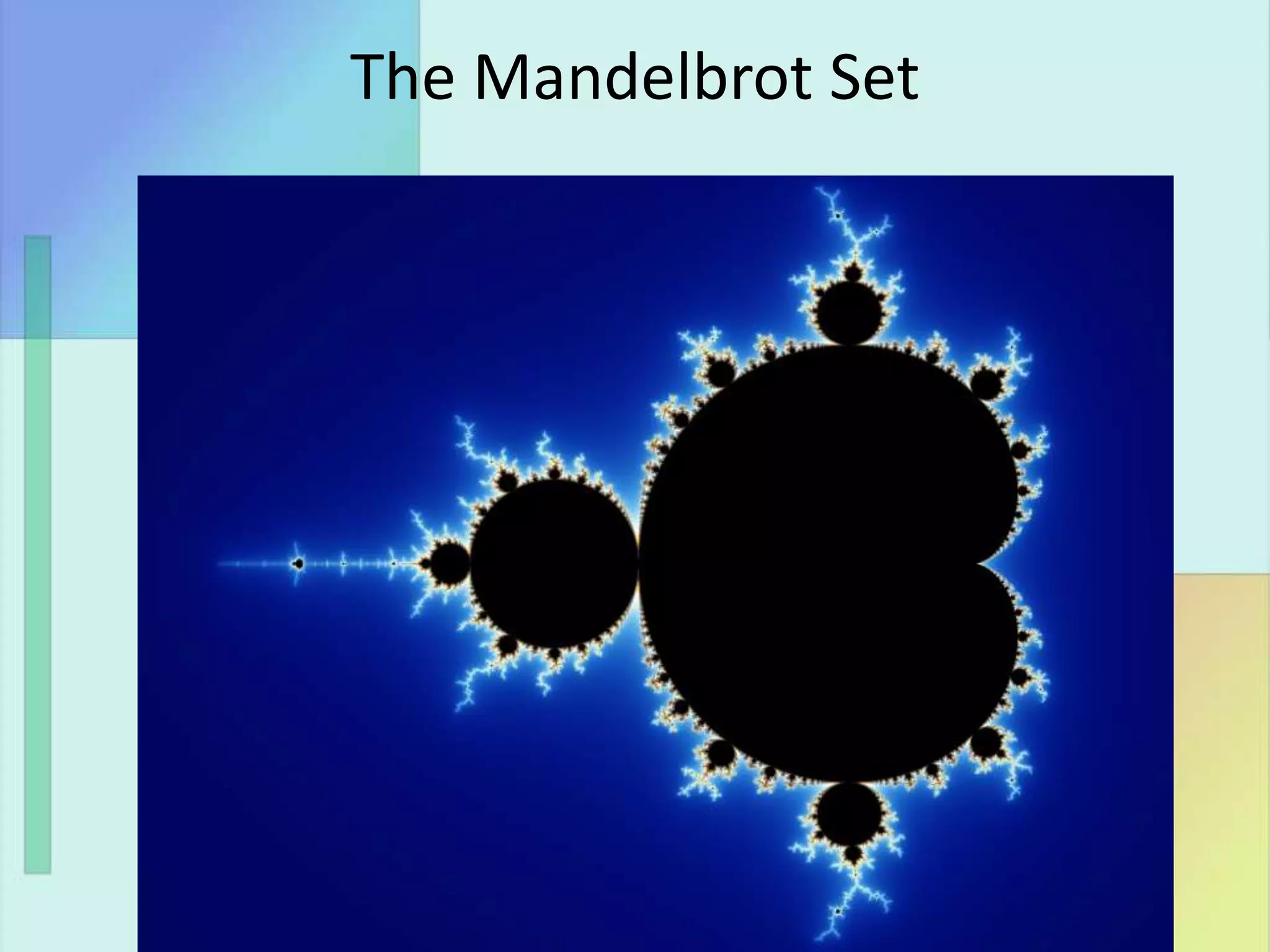 The Mandelbrot Set
 