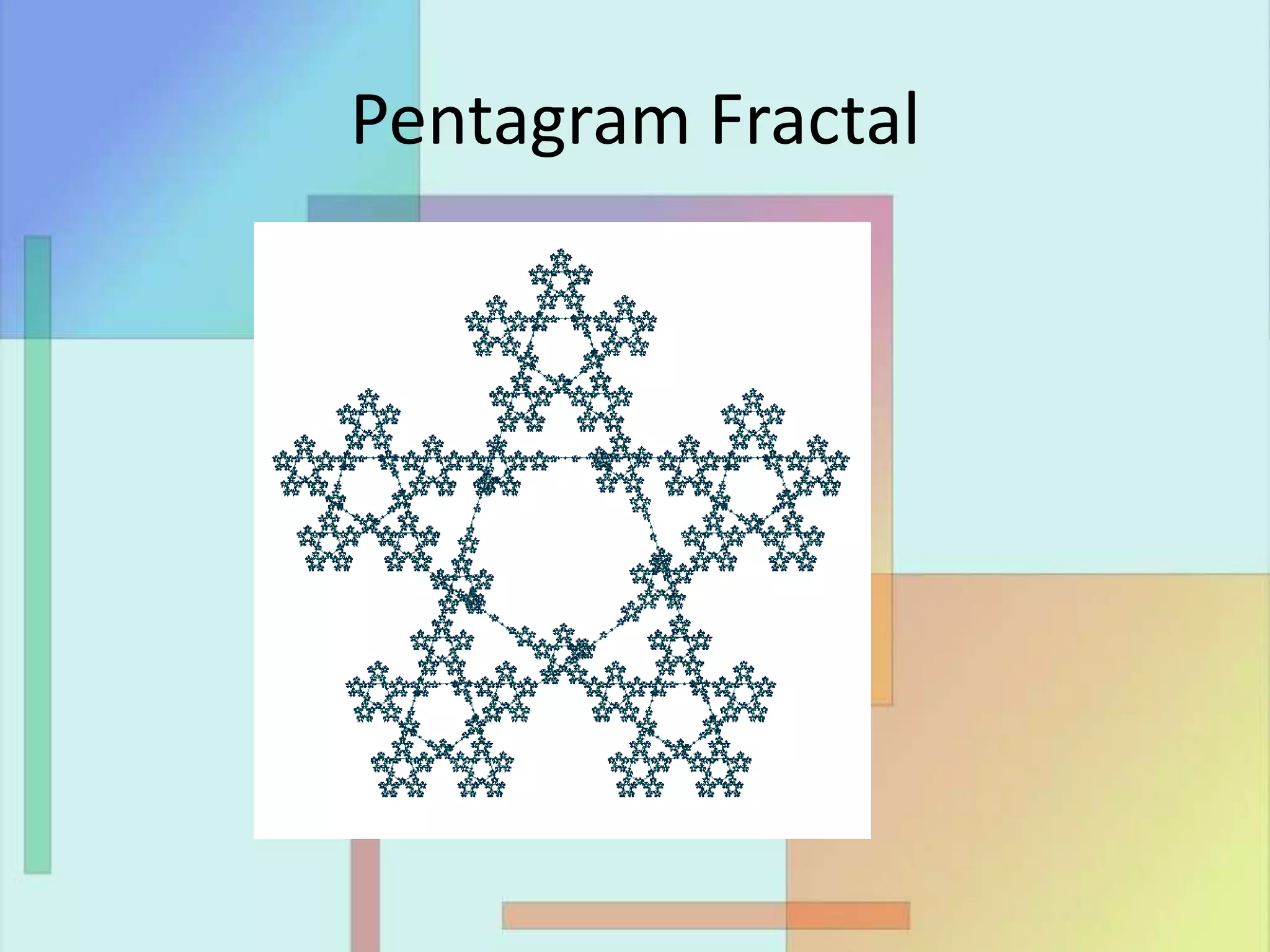 Pentagram Fractal
 